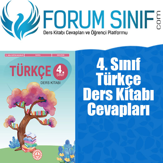 4. Sınıf Türkçe Ders Kitabı Cevapları MEB Yayınları 2023