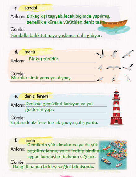 2. Sınıf Türkçe Ders Kitabı KOZA Yayıncılık Sayfa 147 Ders Kitabı Cevapları