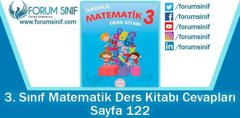 3. Sınıf Matematik Ders Kitabı 124. Sayfa Cevapları MEB Yayınları 2. Kitap