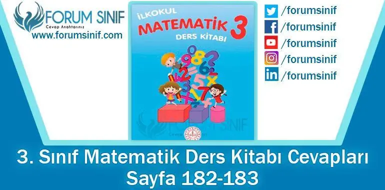 3. Sınıf Matematik Ders Kitabı 184-185. Sayfa Cevapları MEB Yayınları 3. Sınıf Matematik Ders Kitabı 184-185. Sayfa Cevapları MEB Yayınları 2. Kitap
