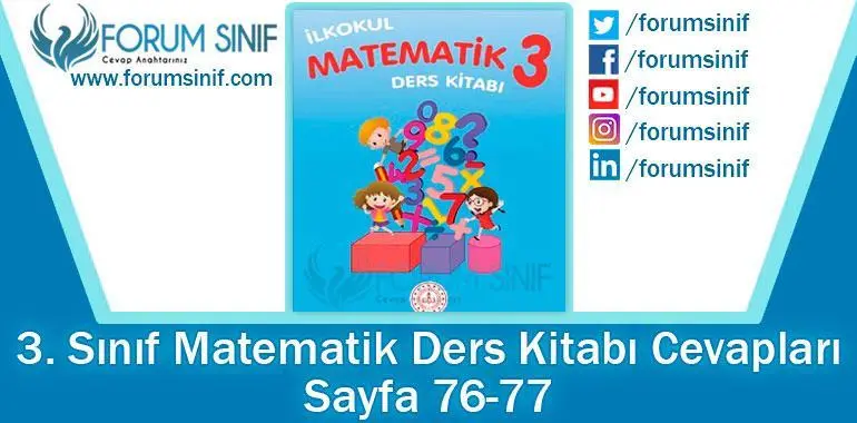 3. Sınıf Matematik Ders Kitabı 78-79. Sayfa Cevapları MEB Yayınları 2. Kitap