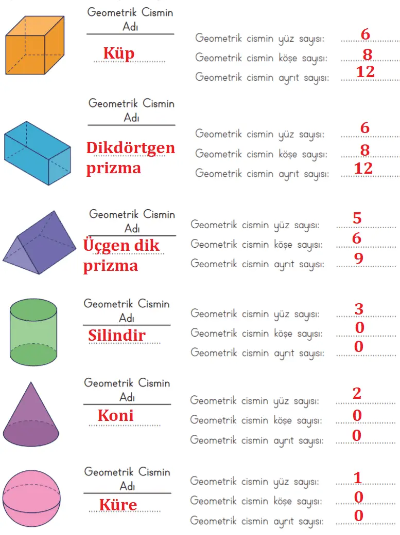 3. Sınıf Matematik MEB Yayınları Sayfa 175-176 Ders Kitabı Cevapları