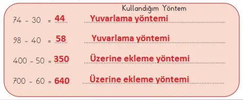 3. Sınıf Matematik Ders Kitabı 53-54-55-56-57-58. Sayfa Cevapları MEB Yayınları 3. Sınıf Matematik MEB Yayınları Sayfa 57 Ders Kitabı Cevapları