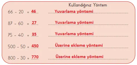 3. Sınıf Matematik Ders Kitabı 53-54-55-56-57-58. Sayfa Cevapları MEB Yayınları 3. Sınıf Matematik MEB Yayınları Sayfa 58 Ders Kitabı Cevapları