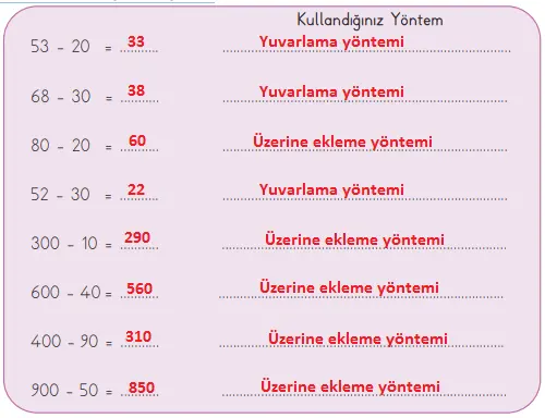 3. Sınıf Matematik Ders Kitabı 59-60-61-62-63. Sayfa Cevapları MEB Yayınları 3. Sınıf Matematik MEB Yayınları Sayfa 63 Ders Kitabı Cevapları