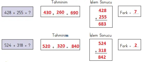 3. Sınıf Matematik MEB Yayınları Sayfa 76 Ders Kitabı Cevapları