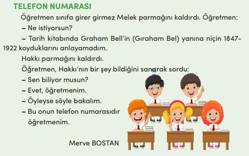 3. Sınıf Türkçe MEB Yayınları Sayfa 170 Ders Kitabı Cevapları