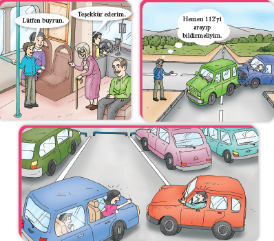 4. Sınıf Trafik Güvenliği MEB Yayınları Sayfa 52 Ders Kitabı Cevapları