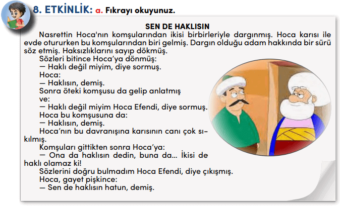 4. Sınıf Türkçe MEB Yayınları Sayfa 90 Ders Kitabı Cevapları