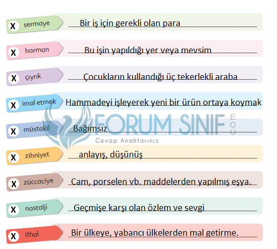 6. Sınıf Türkçe Ders Kitabı Ekoyay Yayınları Sayfa 102 Ders Kitabı Cevapları