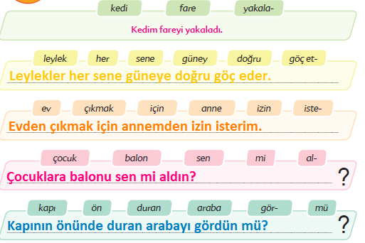 6. Sınıf Türkçe Ders Kitabı Ekoyay Yayınları Sayfa 46 Ders Kitabı Cevapları