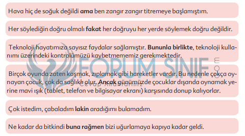 6. Sınıf Türkçe Ders Kitabı Ekoyay Yayınları Sayfa 79 Ders Kitabı Cevapları