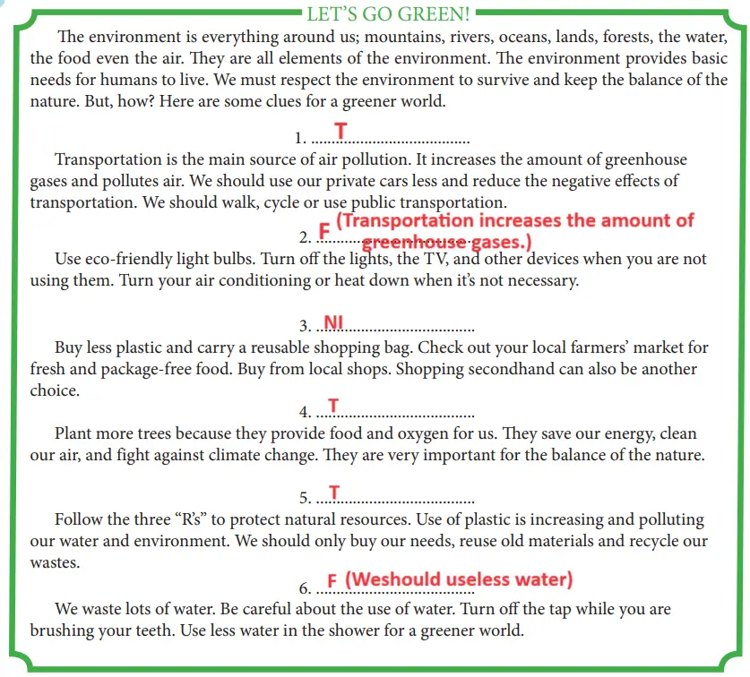 7. Sınıf İngilizce Ders Kitabı 112-113-114-115-116-117. Sayfa Cevapları MEB Yayınları 7. Sınıf İngilizce Ders Kitabı Sayfa 116 Cevapları MEB Yayınları