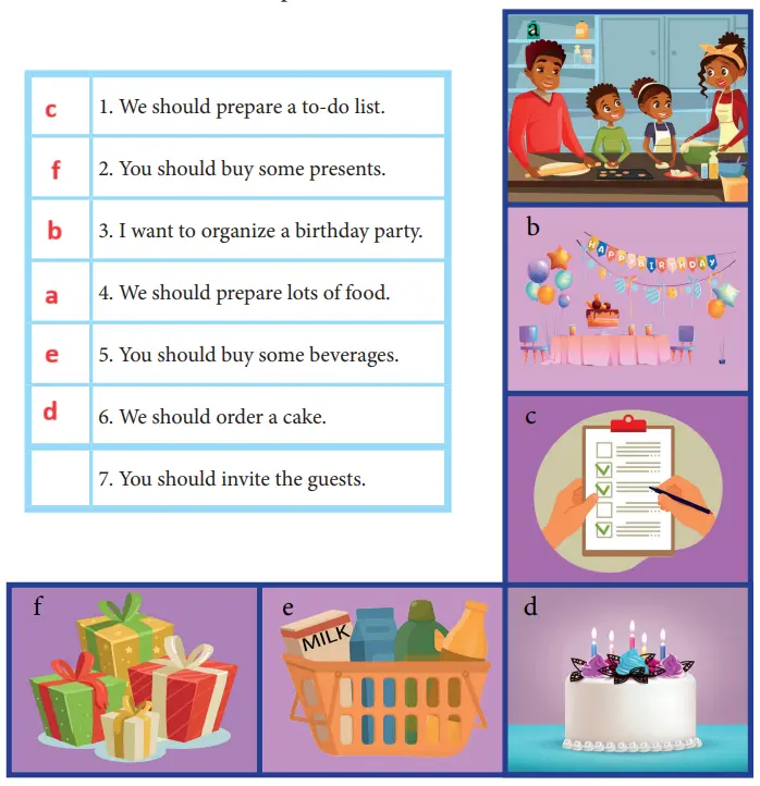 7. Sınıf İngilizce Ders Kitabı Sayfa 73 Cevapları MEB Yayınları