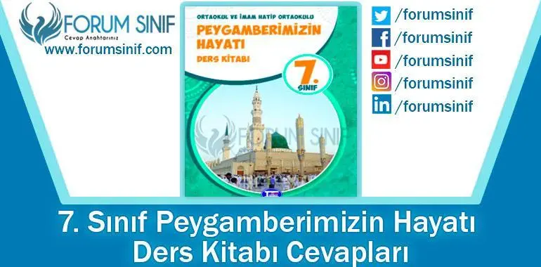7. Sınıf Peygamberimizin Hayatı Ders Kitabı Cevapları Tutku Yayıncılık