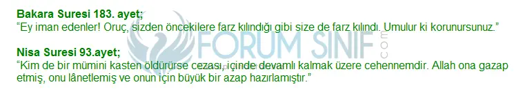 7. Sınıf Peygamberimizin Hayatı Tutku Yayıncılık Sayfa 43 Ders Kitabı Cevapları 2.resim