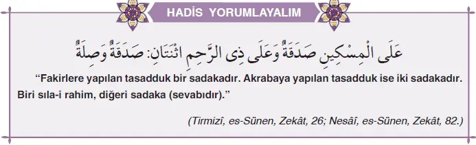 7. Sınıf Peygamberimizin Hayatı Tutku Yayıncılık Sayfa 72 Ders Kitabı Cevapları 2.resim
