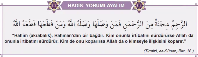 7. Sınıf Peygamberimizin Hayatı Tutku Yayıncılık Sayfa 72 Ders Kitabı Cevapları