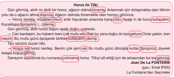 7. Sınıf Türkçe Ders Kitabı Özgün Yayınları Sayfa 194 Ders Kitabı Cevapları