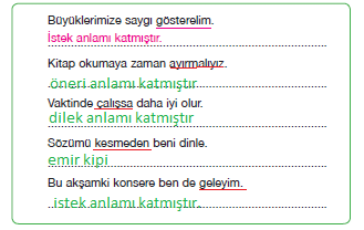 7. Sınıf Türkçe Ders Kitebı Özgün Yayıncılık 64.sayfa