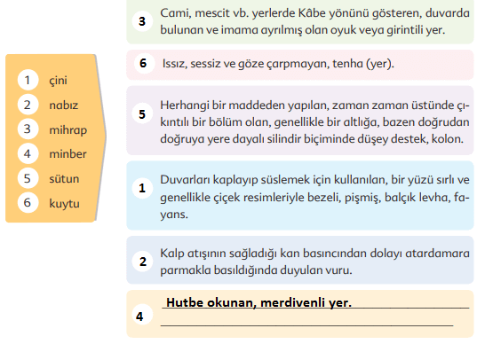 6. Sınıf Türkçe Ders Kitabı Ekoyay Yayınları Sayfa 232 Ders Kitabı Cevapları