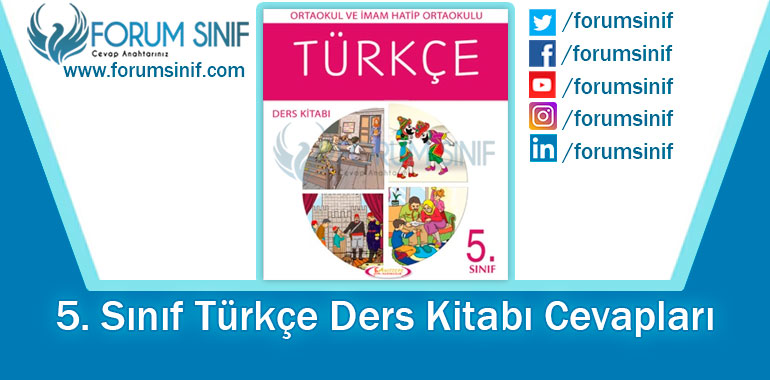 5. Sınıf Türkçe Ders Kitabı Cevapları Anıttepe Yayıncılık