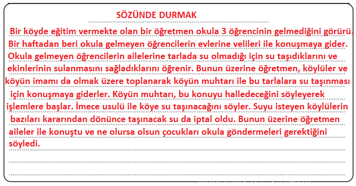7. Sınıf Türkçe Ders Kitabı MEB Yayınları Sayfa 236 Ders Kitabı Cevapları