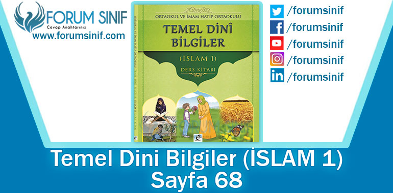 Temel Dini Bilgiler (İslam-1) Ders Kitabı 68. Sayfa Cevapları E-Kare Yayıncılık
