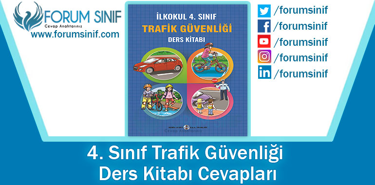 4. Sınıf Trafik Güvenliği Ders Kitabı Cevapları Semih Ofset SEK Yayınları 2022