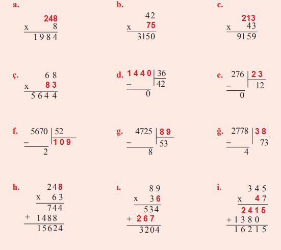 5. Sınıf Matematik Ders Kitabı Sayfa 59 Cevapları Özgün Yayınları