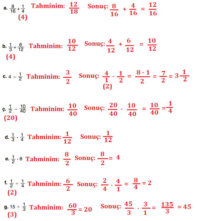 6. Sınıf Matematik Ders Kitabı Sayfa 94 Cevapları KOZA Yayınları1
