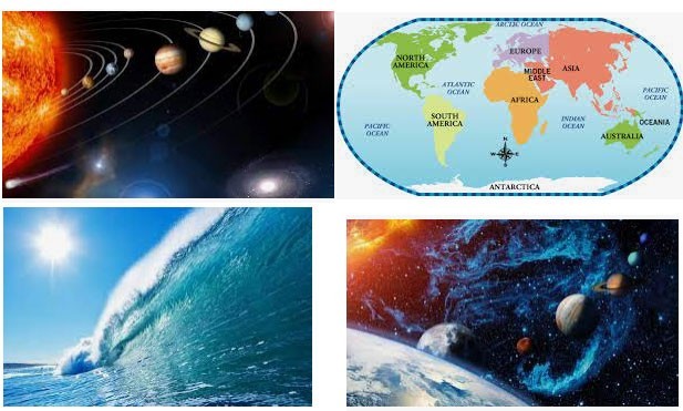 Gezegen, Kıta ve Okyanus Sözcüklerinin Anlamlarını Araştırınız.