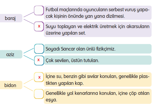 3. Sınıf Türkçe Ders Kitabı Sayfa 84 Cevapları Gizem Yayıncılık