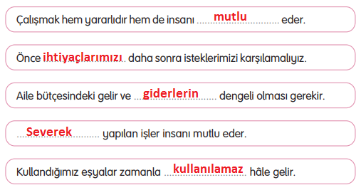 3. Sınıf Türkçe Ders Kitabı Sayfa 90 Cevapları Gizem Yayıncılık1