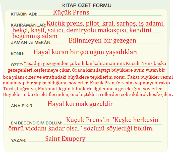 7. Sınıf Türkçe Ders Kitabı Sayfa 84 Cevapları MEB Yayınları1