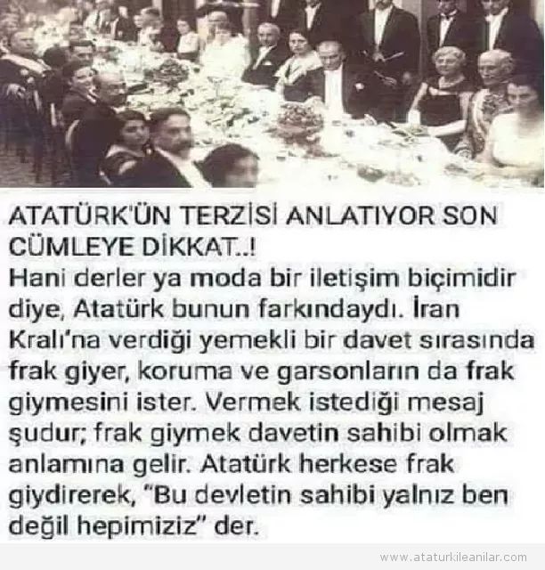 Atatürkün Terzi ANısı