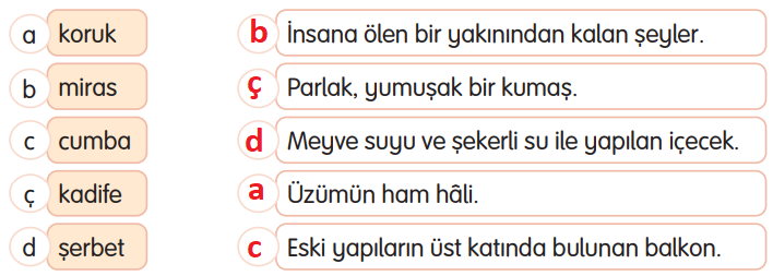 3. Sınıf Türkçe Ders Kitabı Sayfa 96 Cevapları Gizem Yayıncılık