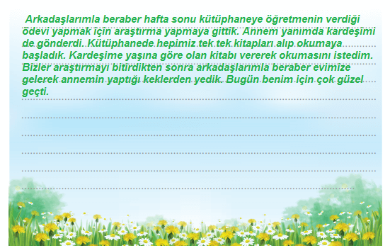 3. Sınıf Türkçe Ders Kitabı Sayfa 209 Cevapları Gizem Yayıncılık