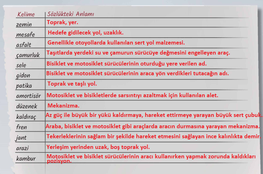 6. Sınıf Türkçe Ders Kitabı Sayfa 207 Cevapları MEB Yayınları