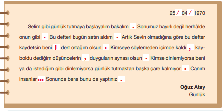 7. Sınıf Türkçe Ders Kitabı Sayfa 226 Cevapları ÖZGÜN Yayınları