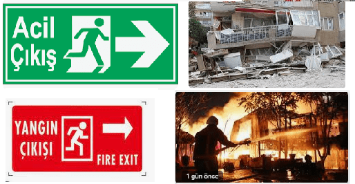 Yangın, Deprem Gibi Acil Durumlarda Alandan Uzaklaşmak Ve Çıkış Kapılarını Kullanmak Neden Önemlidir Yazınız.