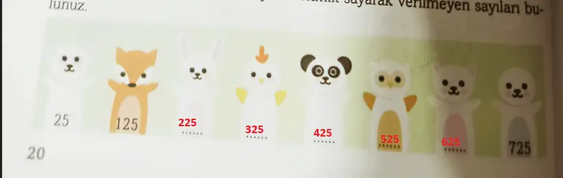 3. Sınıf Matematik Ders Kitabı Sayfa 20 Cevapları Ekoyay Yayıncılık