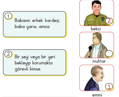 2. Sınıf Türkçe Ders Kitabı Sayfa 29 Cevapları MEB Yayınları