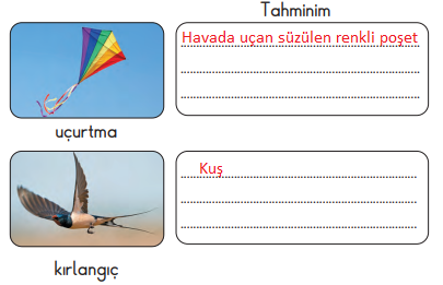 2. Sınıf Türkçe Ders Kitabı Sayfa 34 Cevapları MEB Yayınları