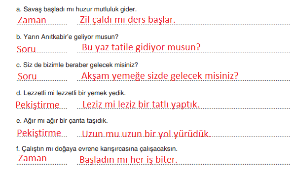 6. Sınıf Türkçe Ders Kitabı Sayfa 65 Cevapları ANKA Yayınevi