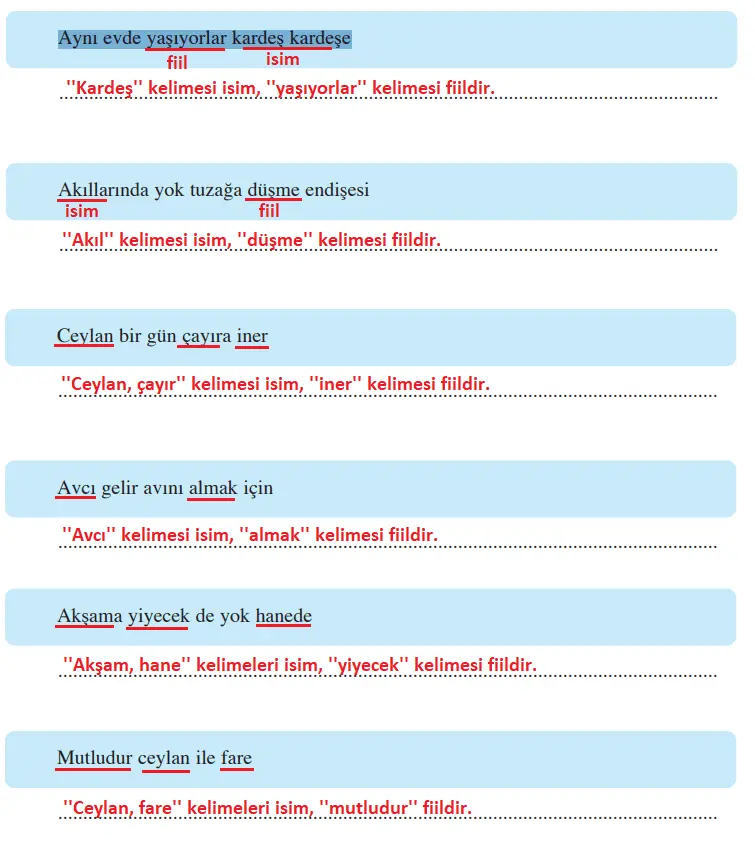 8. Sınıf Türkçe Ders Kitabı Sayfa 18-19 Cevapları Hecce Yayıncılık