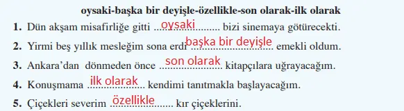 8. Sınıf Türkçe Ders Kitabı Sayfa 83 Cevapları Hecce Yayıncılık