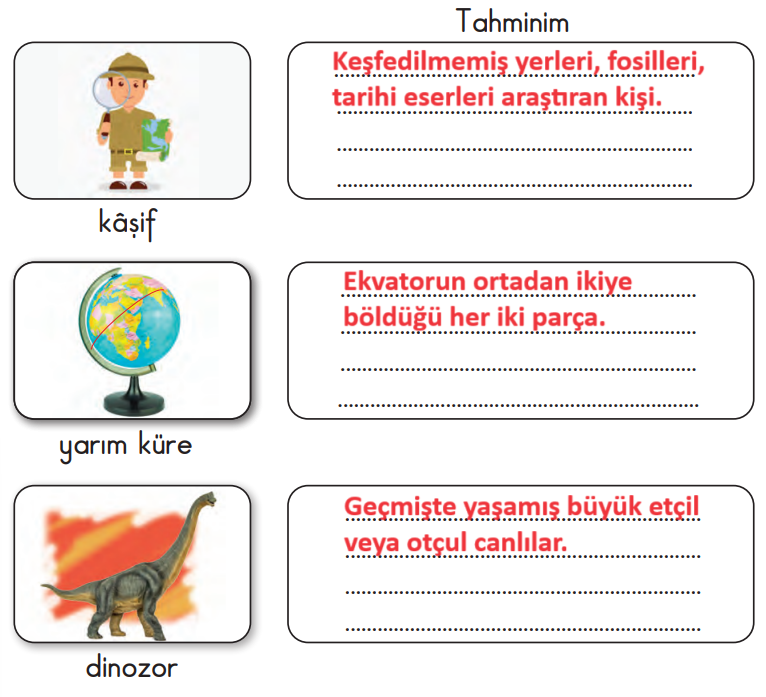 2. Sınıf Türkçe Ders Kitabı Sayfa 109 Cevapları MEB Yayınları