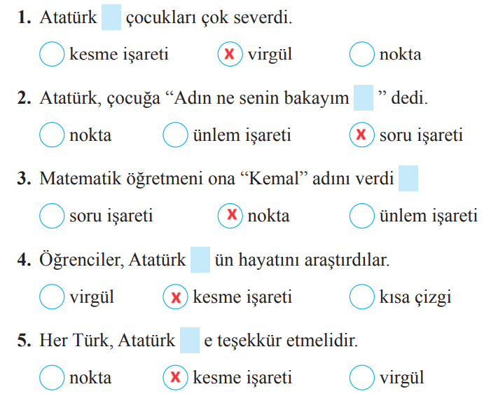 2. Sınıf Türkçe Ders Kitabı Sayfa 149 Cevapları Bilim ve Kültür Yayınları
