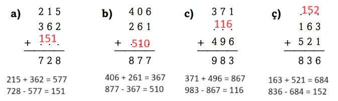3. Sınıf Matematik Ders Kitabı Sayfa 80 Cevapları Ekoyay Yayıncılık